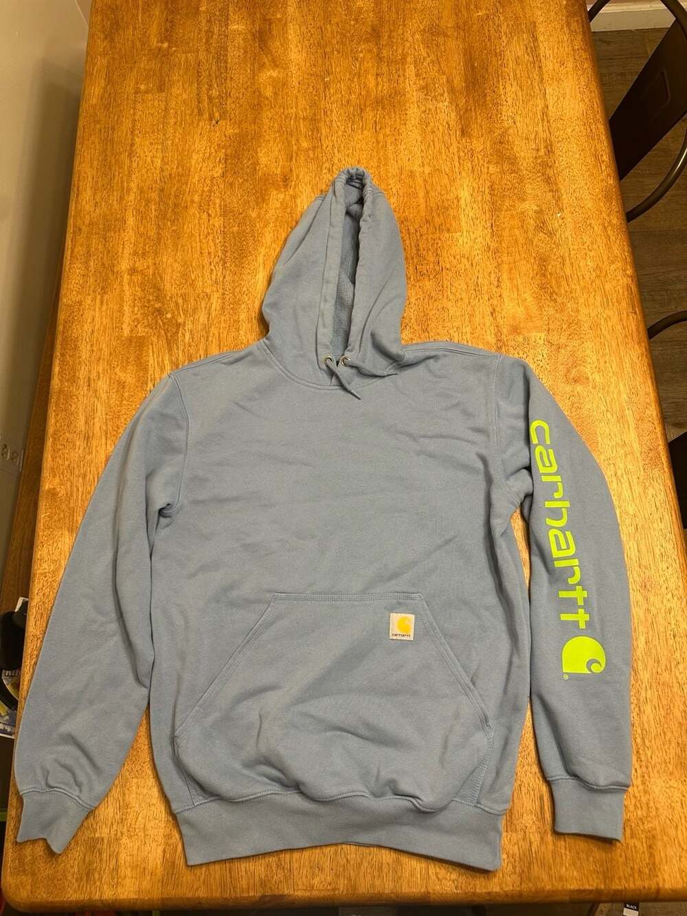 Carhartt K288 HDO Loose Fit Midweight Sleeve Logo Hoodie Hydrangea